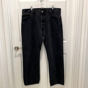 Men’s Levi’s 501 Original Fit Black Jeans 42x34